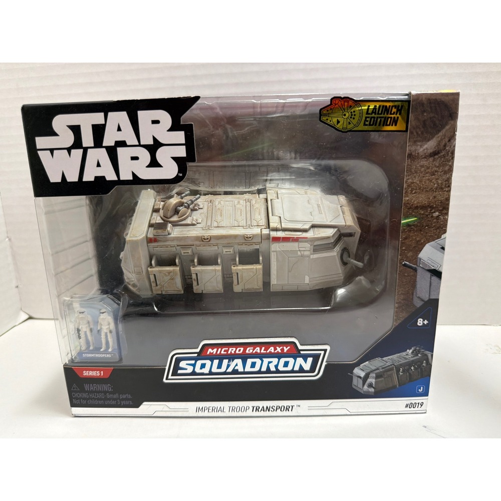 Star Wars Micro Galaxy Squadron Imperial Troop Transport Launch Edition 0019 New